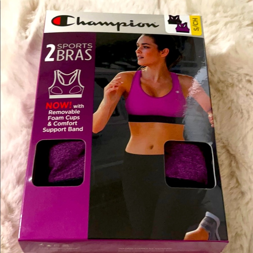 CHAMPION (2) Sports Bras Small